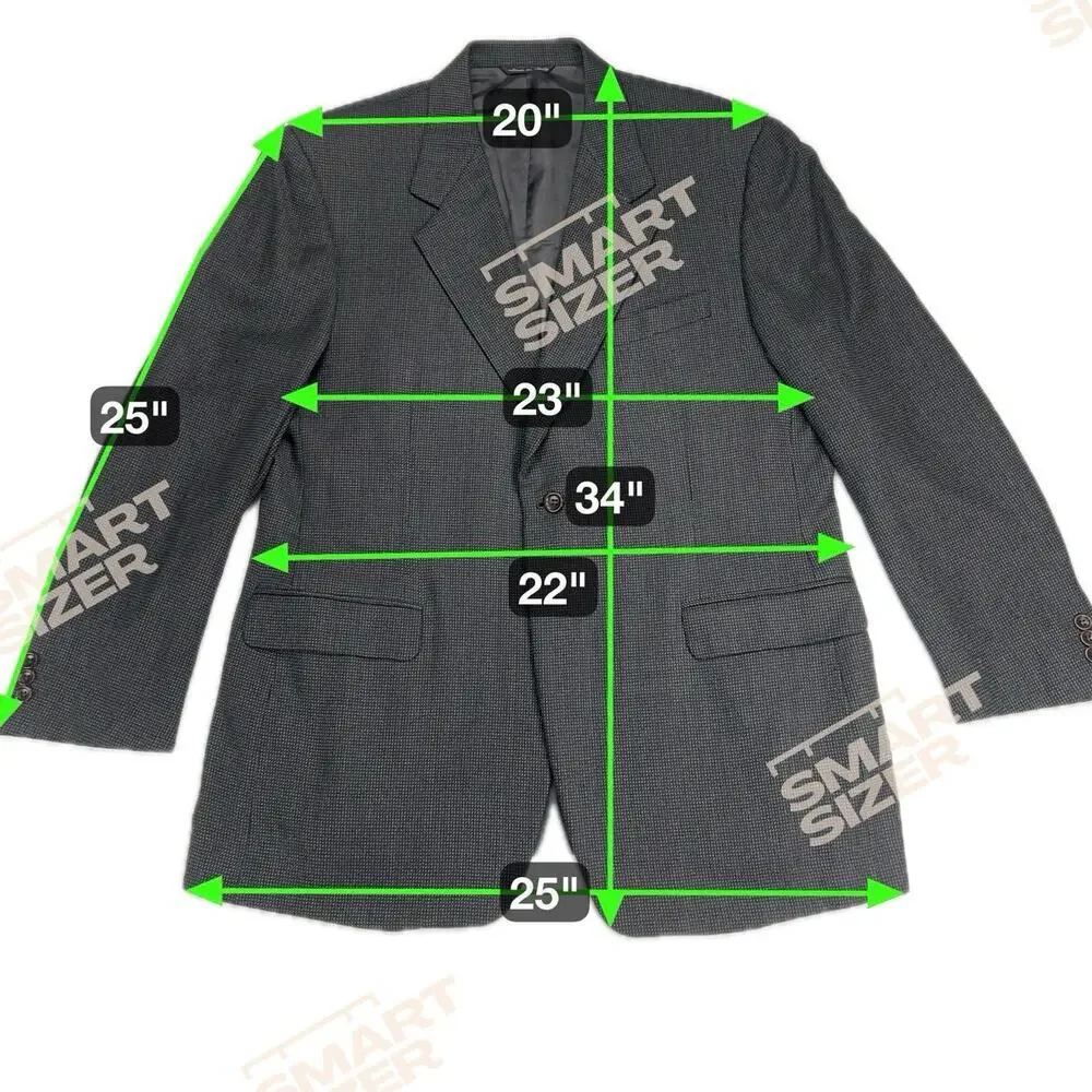 Canali Proposta 100% Wool Sport Coat Bernini Beverly Hills Size Euro 56 (US 46)